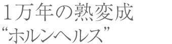 １万年の熟変成“ホルンヘルス